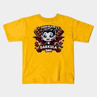 National Darkula Chocolate Day Kids T-Shirt